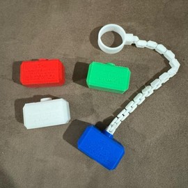 ThunderChain Fidget Hammer fractal stuffer party 3D Printed gift package fun - Color: Bundle (3 random colors)