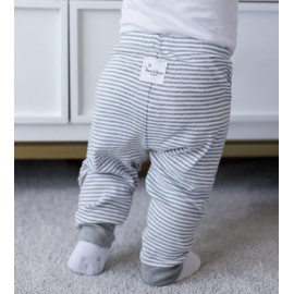 Burt's Bees Baby Baby Boys' Shirt Bottom Outfit Bundle, 100% Organic Cotton, Grey Top & 2-PK Pant Set, 6-9 Months