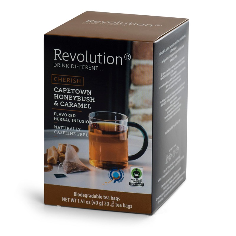 Revolution Tea CHERISCH Capetown Honeybush & Caramel Rooibos Tea -