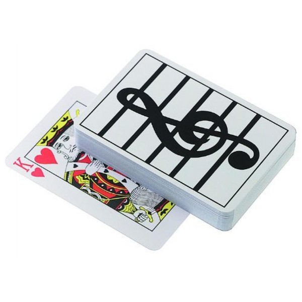 Gift House Music G-Clef Playing Cards