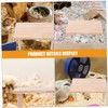 Generic Hamster Wooden Platform Solid Climbing Toy for Hamster Cage