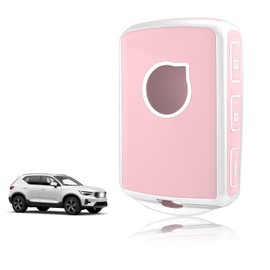 TOOMUME Car Key Cover TPU, Car Key Case Fit for Volvo XC40 XC60 XC70 XC90 V40 V60 V70 V90 S60 S80 S90 S60L C30 C40 T5 T6 T8 Polestar, Protective Key Fob Cover Key Fob Case - Smart Key