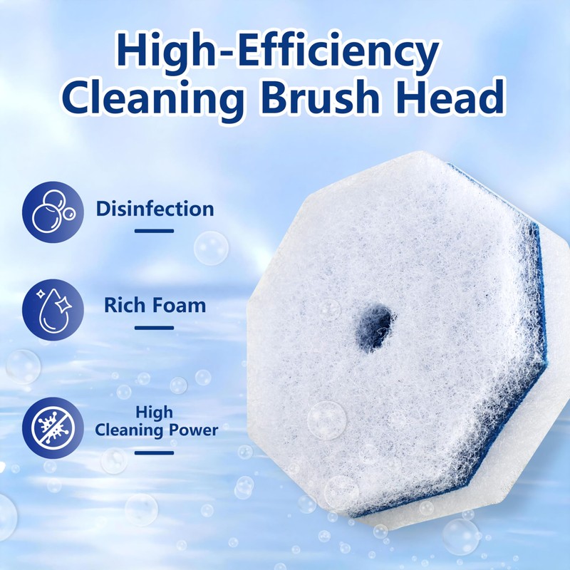 40 Toilet Wand Refills for Clorox Toilet Wand, Disposable Toilet