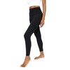 Yogalicious Lux High Waist Elastic Free Ankle Legging - Black