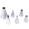 PME VTNZ001 Vintage Icing Nozzles - Set of 6 Stainless