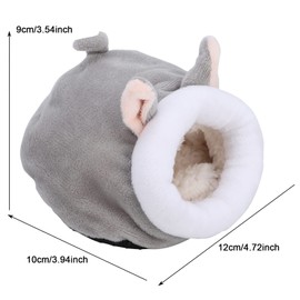 Cosas Para Hamsters, Erizo,Heno Para Cuyo Casa Para Hamster Hamster Accesorios Casa Para Hamster Grande Lindo Algodón Mascota Hámster Dormir Nido Ardilla Casa Jaula Juguete