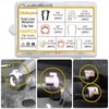 Shineyoo Fuel Line Retainer Clips 160PCS, 3/8 & 5/16 Fuel
