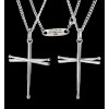 Shields of Strength Women's Drum Sticks Cross Necklace-Psalm 101:1 -