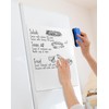 QWORK® A3 Magnetic Whiteboard for Fridge, Flexible Memo Board for
