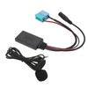 Handsfree Microphone, Wearresistant Car AUX in Adapter for VISTEON Radio
