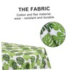 MAGICLULU Leaf Printed Tablecloth for Hawaii Parties Cotton and Flax