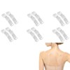 Addnew Transparent Bra Bra, Set of 12, 6 Pairs, clear