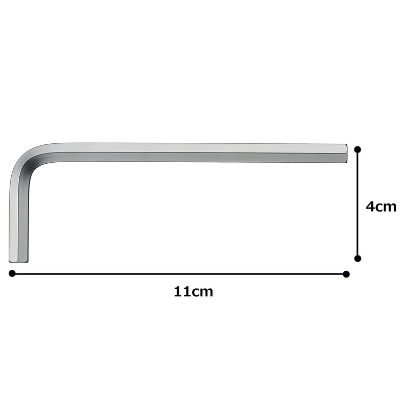 TONE AS-06 Hexagonal Bar L-Shaped Wrench 2 Sides 0.2 inches