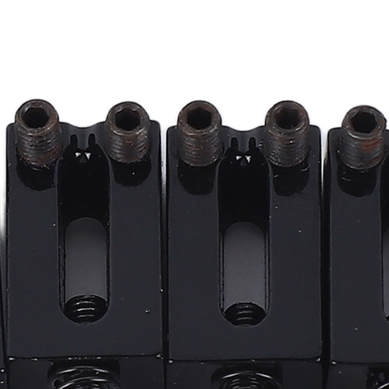 6 Pcs Electric Guitar Bridge Saddle Standard Zinc Alloy Guitar