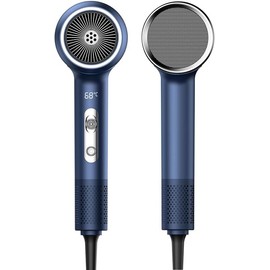 Hair Dryer Essence Hair Care Professional, LCD Temperature Control, 110V, 3-Speed Settings-Blue