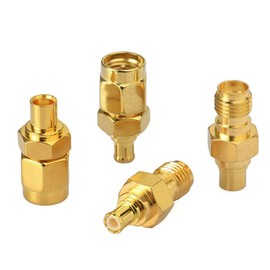 Rfsupplier Superbat MCX to SMA Adapter Kit MCX Male to SMA Male to Female 4 Types x 1 Piece Set of 4