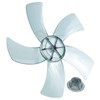 Zerodeko Universal Plastic 5 Leaves Fan Set, Replacement Fan with