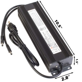 UL Listed 12v 150w LED Driver, 120v Input to DC Output Transformer Constant Voltage for LED Strip Light, Module, Puck Light