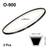 sourcing map 2Pcs O-900 O Type V-belt 900mm/35.4" Inner Length