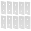 Respicefinem 10pcs Aluminum Profile Joining Plate Aluminum Flat Joining Reinforcement