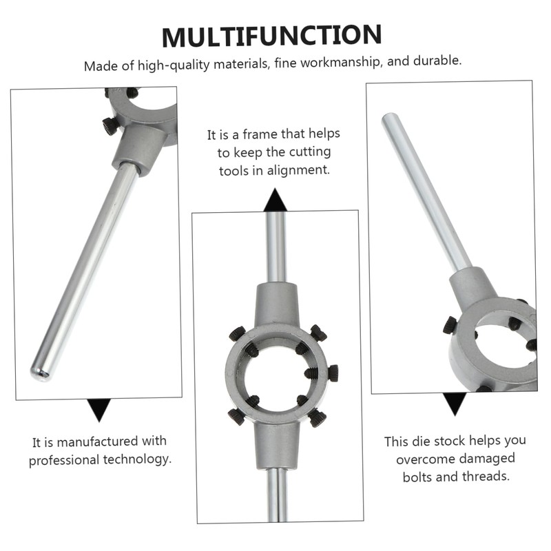 Operitacx Die Stock Holder Wrench Adjustable Die Stock Spanner for