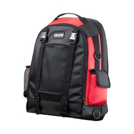 VEVOR Welding Backpack, 25.2L Welder Backpack for Tools and Helmet, 1680D High-Density Polyester Extreme Gear Pack with Helmet Bag, Multi-Purpose Gear Storage Bag for Welding, Outdoor Camping, Hiking