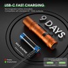 Rechargeable Flashlights 1200 Lumens EDC Flashlight, AA Pocket Flashlight High