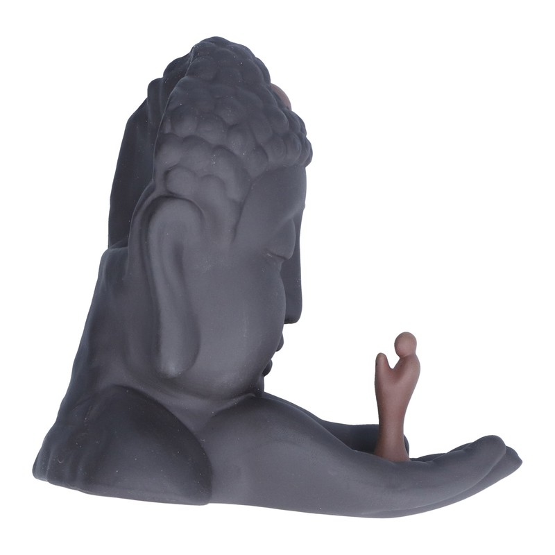 Backflow Incense Burner Ornament Innovative Buddha Incense Holder Artware Meditation