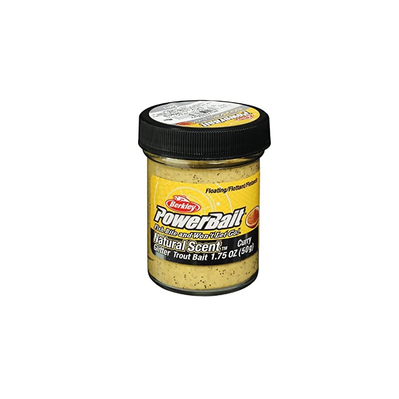 Pure Fishing PowerBait Curry Trout Bait Spices Glitter 50 g