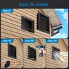 12" X 12" Gable Vents, Hon&Guan Aluminum Alloy Attic Vent