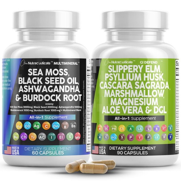 Clean Nutra Sea Moss + 15 Day Cleanse Bundle |