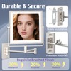 Wall Mounted Makeup Mirror with Lights 4000mAh Rechargeable Double Sided