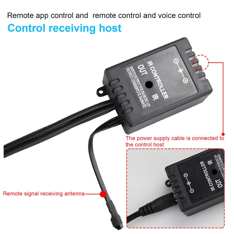 Car Underglow Light Kit Sound Control LED Ambient Light with