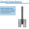 sourcing map Straight Flute Screw Taps M10 x 1 H2