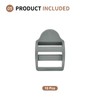 SUIKIHUM 10 Pack Plastic Ladder Slider, 1-1/4 Inch(32mm) Backpack Buckle