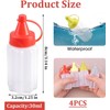 8 Botellas Vacías de Condimentos para Exprimir, Mini Botellas para