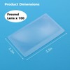 YOFAPA 100 Pieces Thin Fresnel Lens, Credit Card Size Pocket