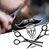 3 Swords Germany – Professional Beard Hair Scissors, Stainless Steel,