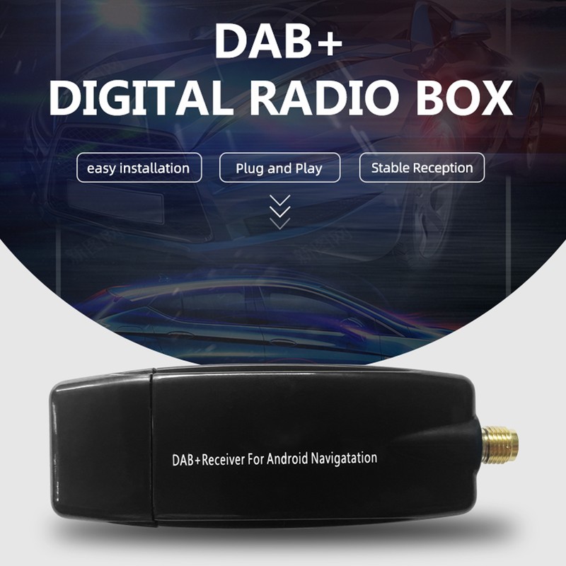 Car DAB Digital Radio Receiver DAB Box Adapter Universal for