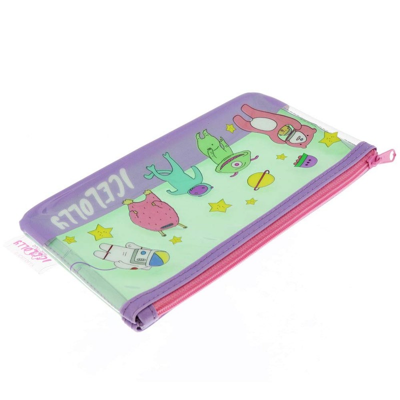 Sunstar Stationery Ice Lory Flat Pen Case Alien S1422510