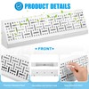 Landhoow 4 Pcs 18 Inch Baseboard Diffuser Register (Duct Opening