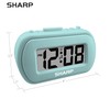 Sharp Digital Alarm Clock – Tactile Case with Soft Rubberized