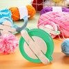 Pompom Maker Kit 6 Pom, 12 Pcs Handmade Pom Pom