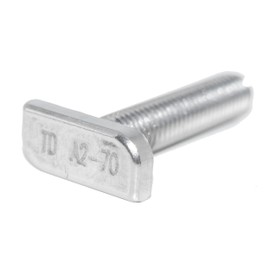 Hammer Head Screws M8X70 Stainless Steel Pack of 6 A2 Rustproof Stainless Steel Type 28/15 Photovoltaic and Solar Assembly