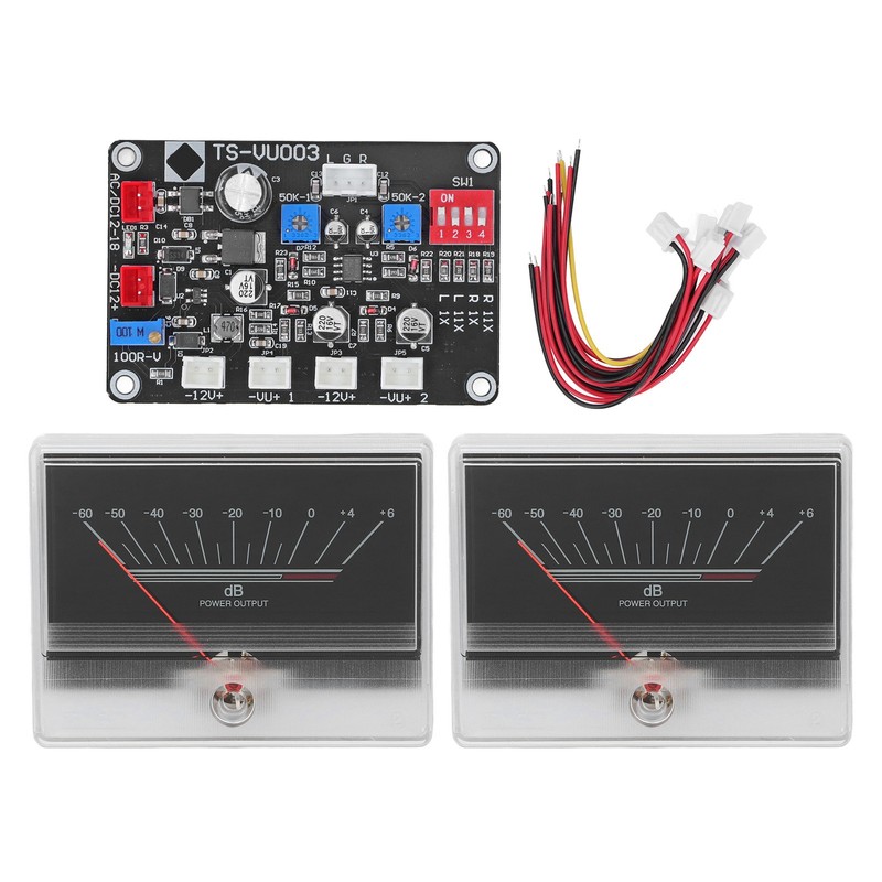 VU Meter Sound Audio Level Indicator Pre Amplifier Amp with