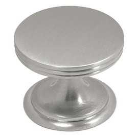 Hickory Hardware P2142-SN-10B American Diner Collection Knob 1-3/8 Inch Diameter, Satin Nickel, 10 Each