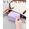 Vlando Small Travel Jewelry Box Organizer - Girls Women Gift