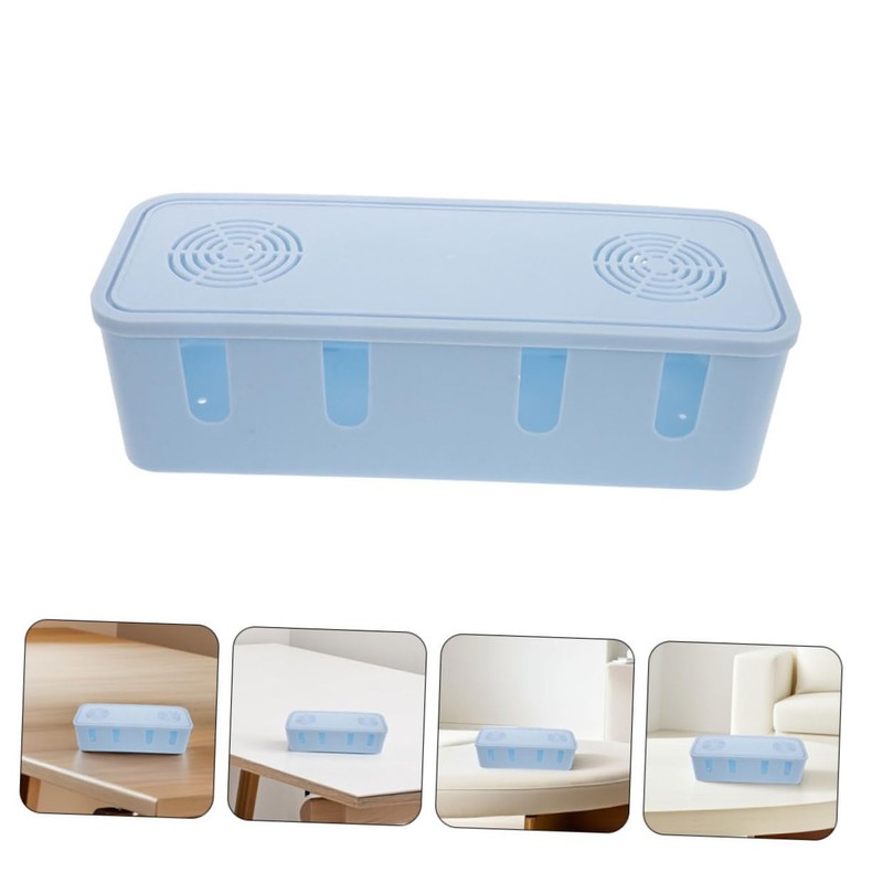 Operitacx Pcs Power Cord Organizer Box Charging Cord Holder Cable