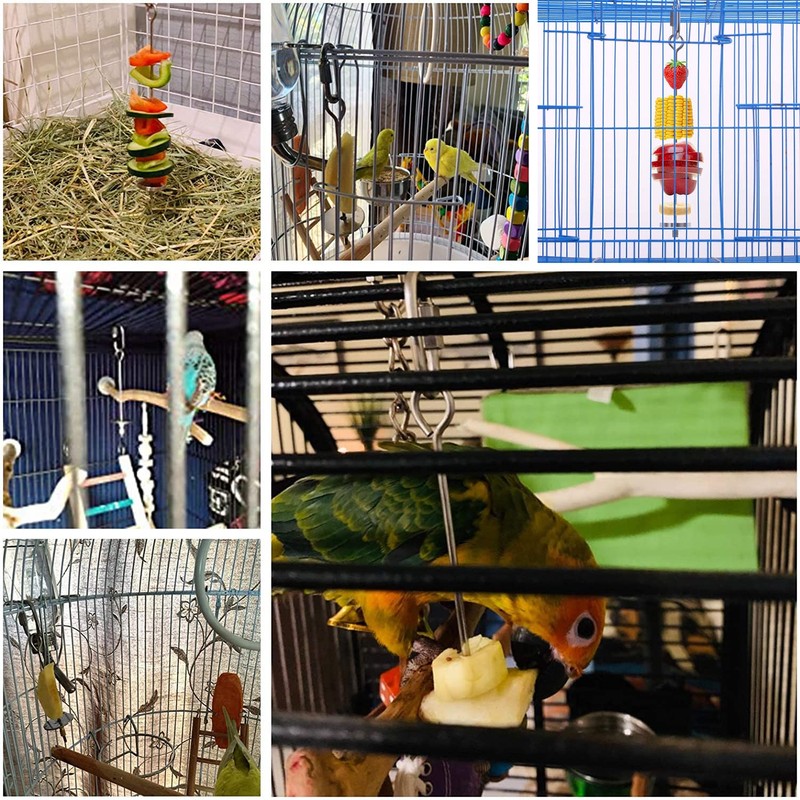 Yih Vane 2 x Bird Skewers Stainless Steel Vegetable Fruit