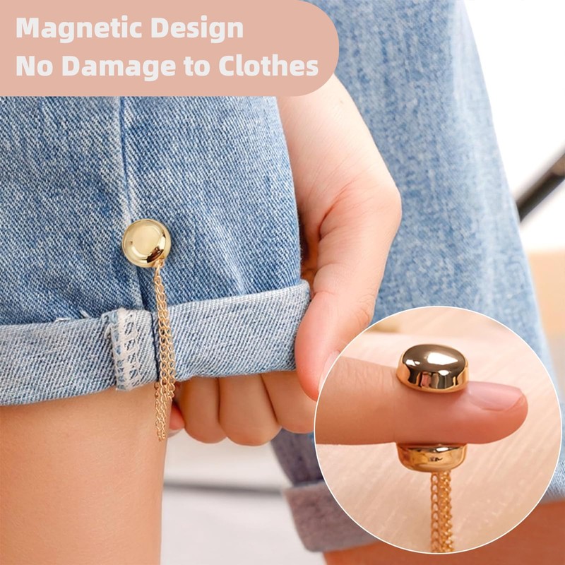 8 Pack Magnetic Clothing Clips, Multi-Function Magnetic Clothing Clip, Securely
